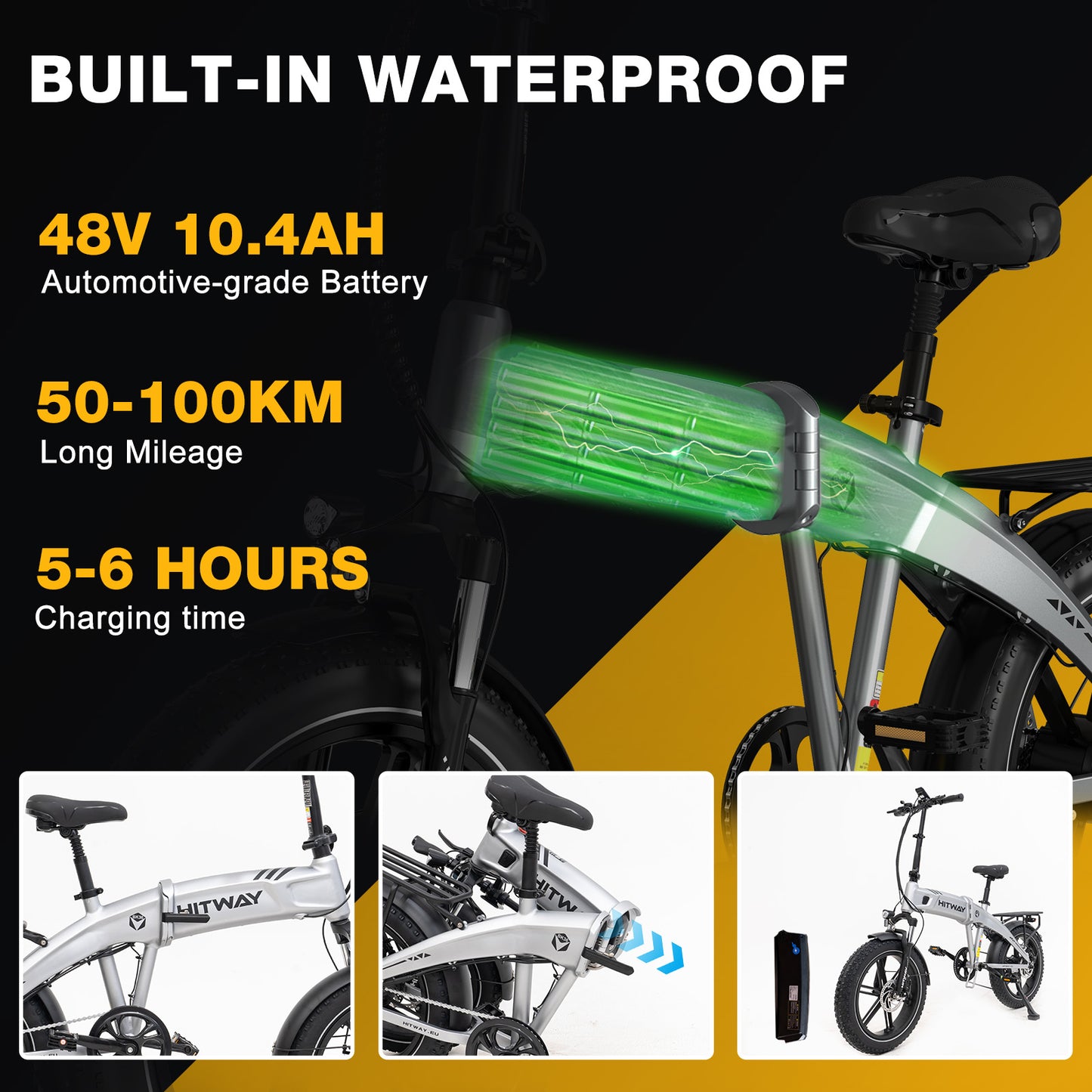 Vélo électrique pliant BK36