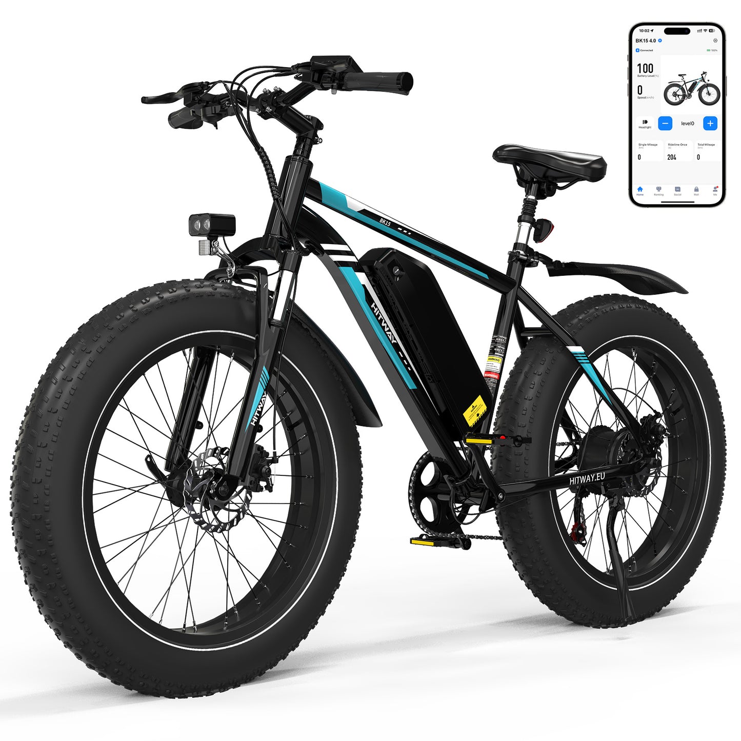 BK15 4.0 Fat Tire Electric Rower