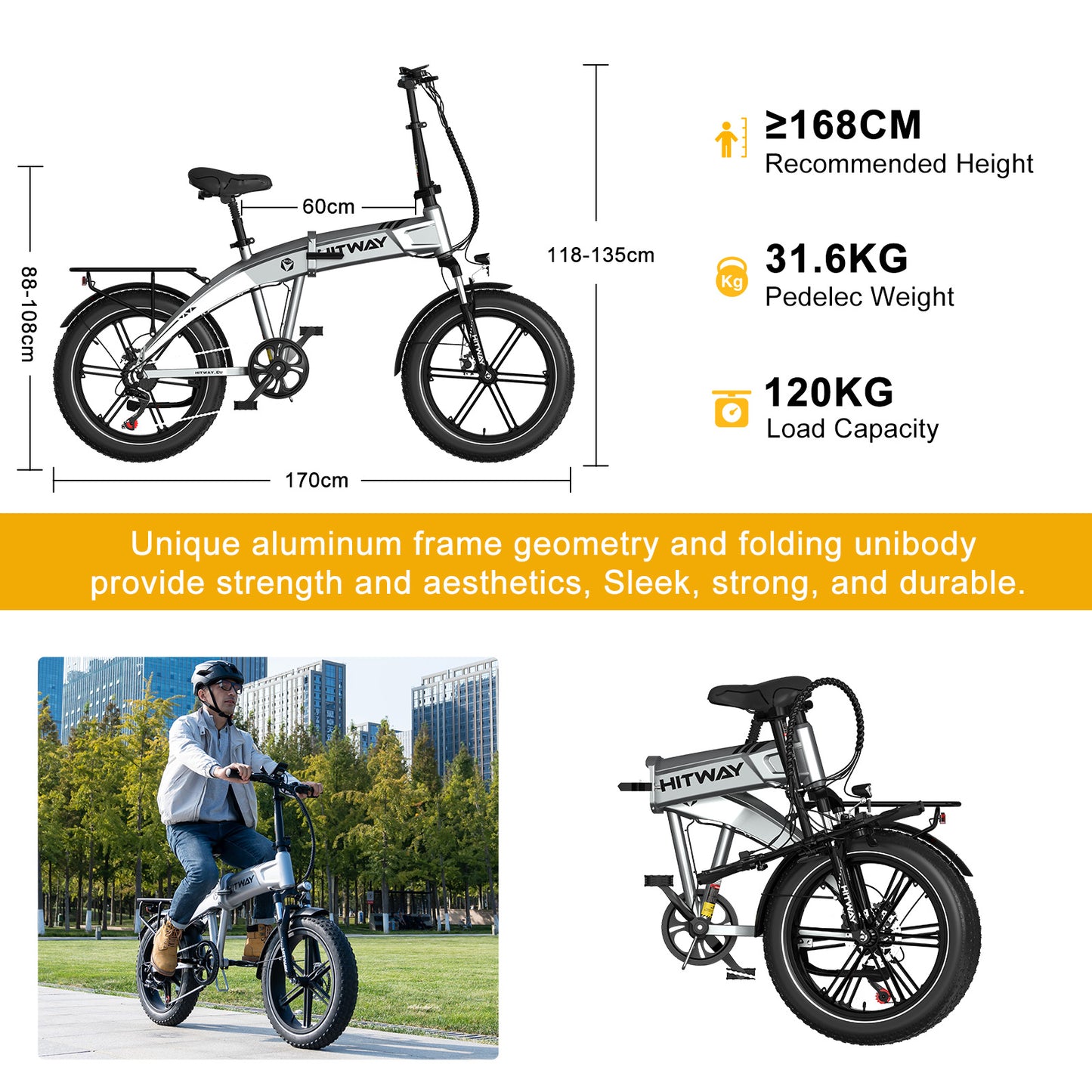 Vélo électrique pliant BK36