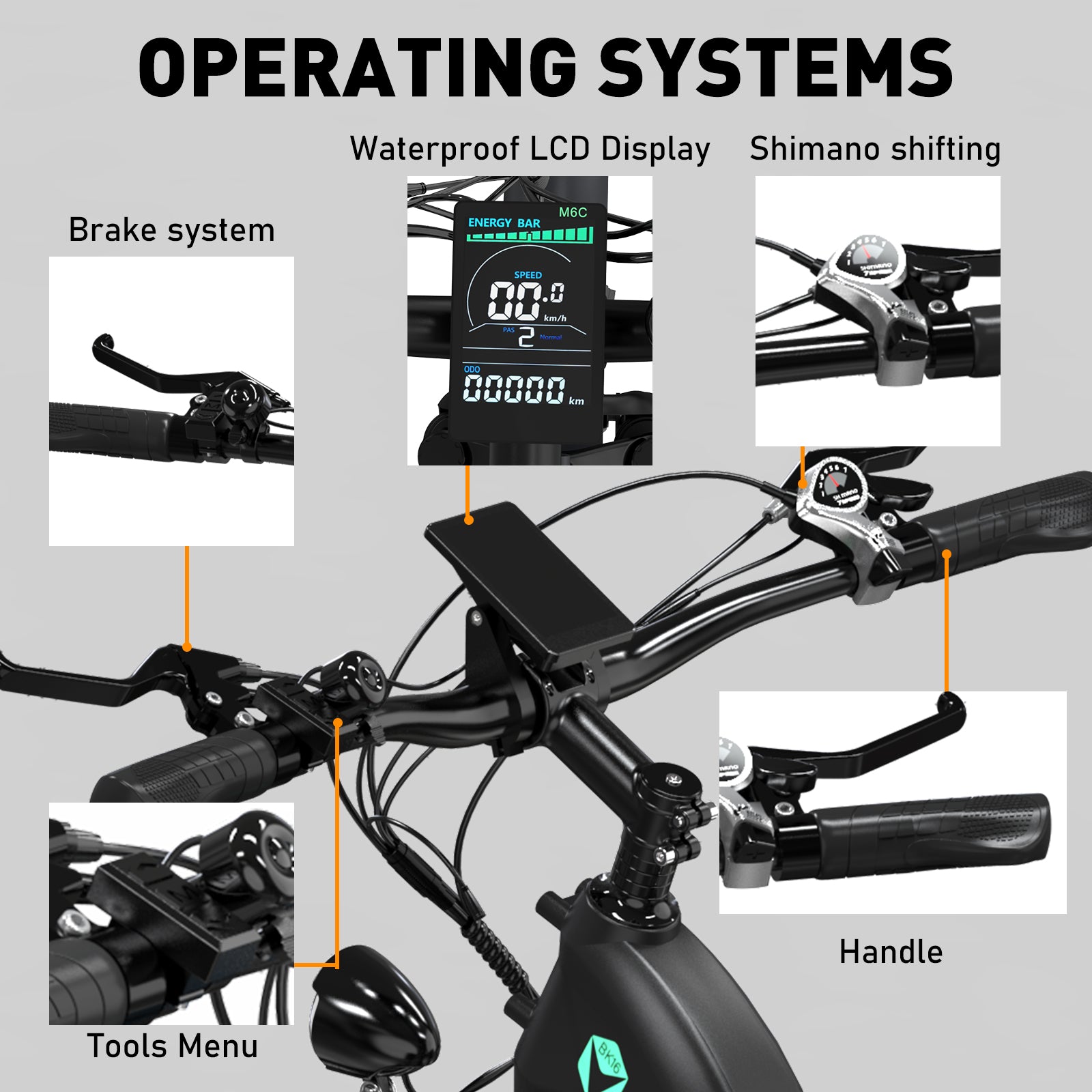 Bicicletta elettrica BK16