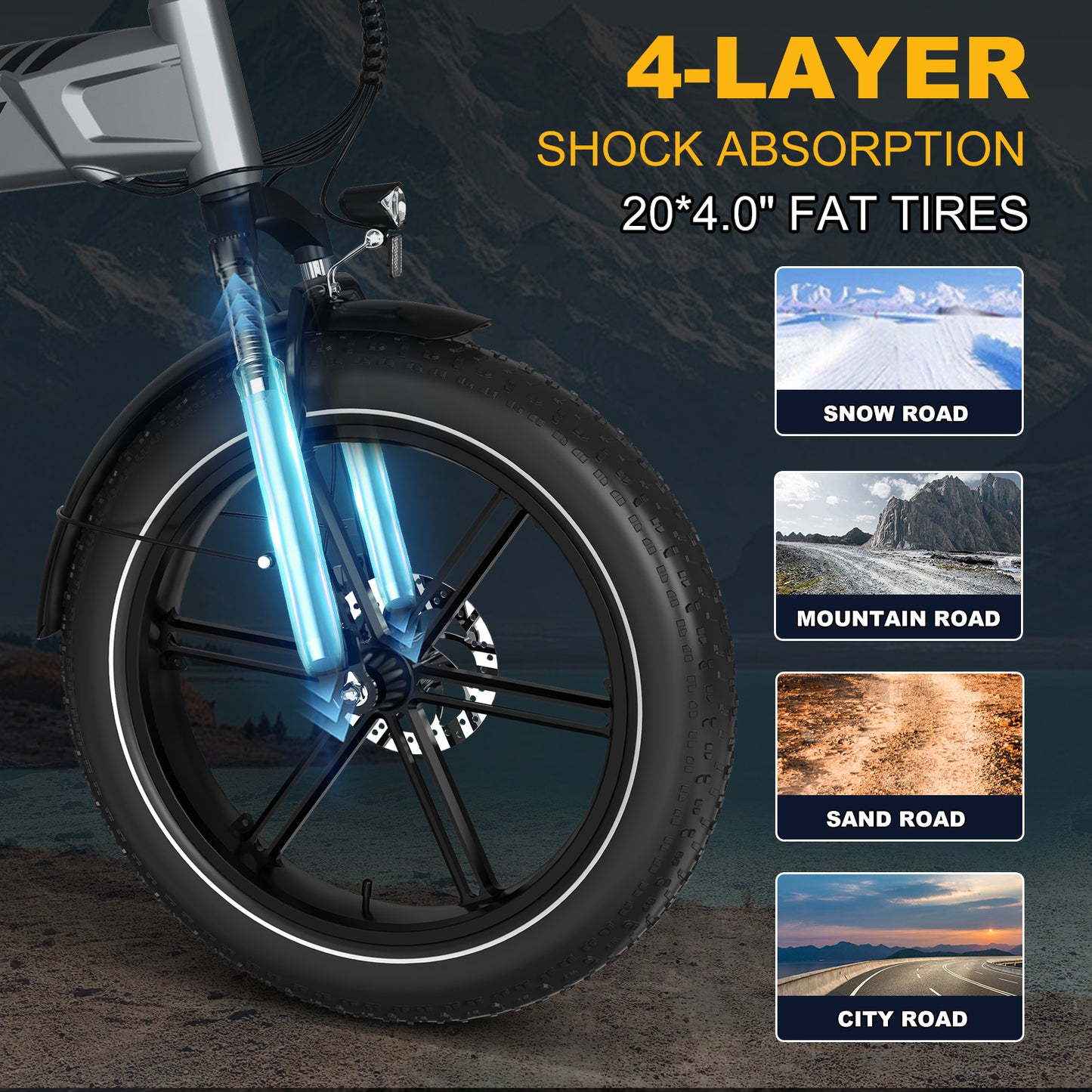 Vélo électrique pliant BK36