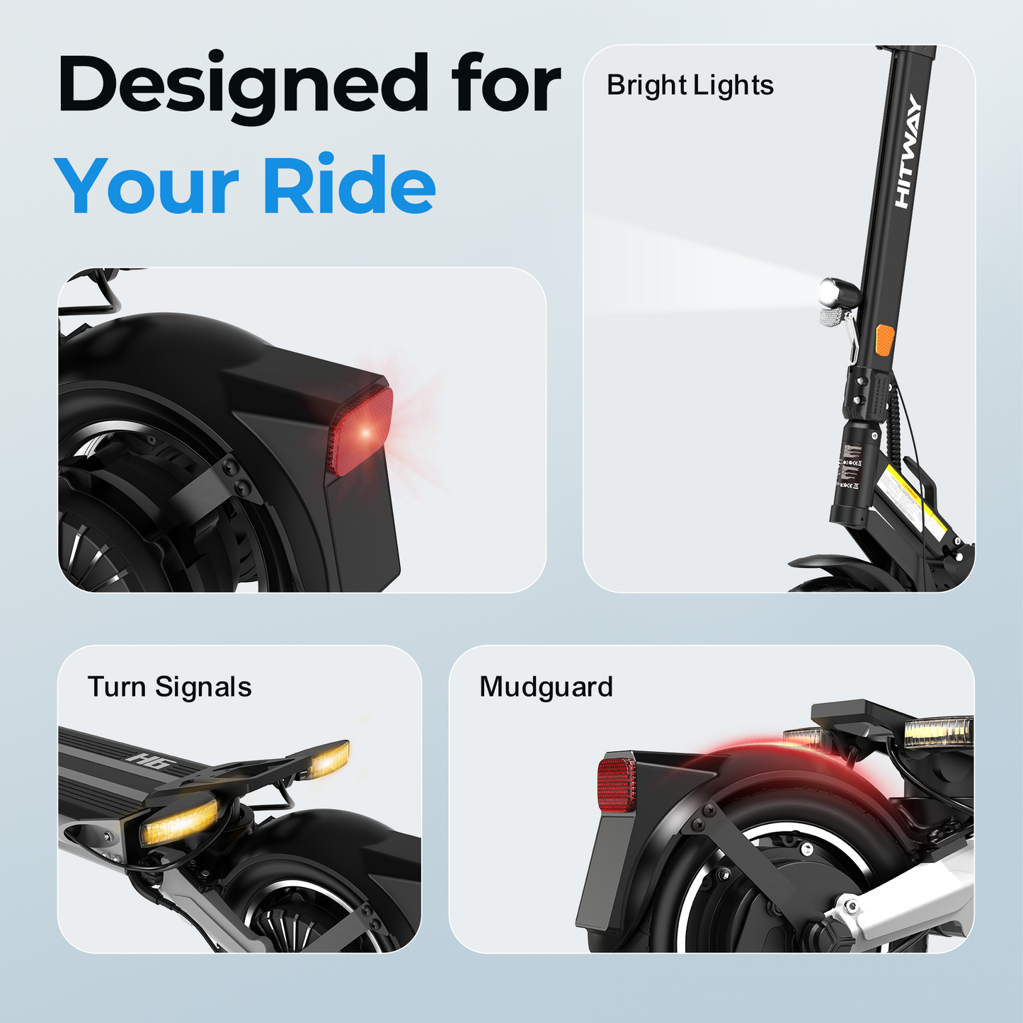 Scooter électrique pliant H6