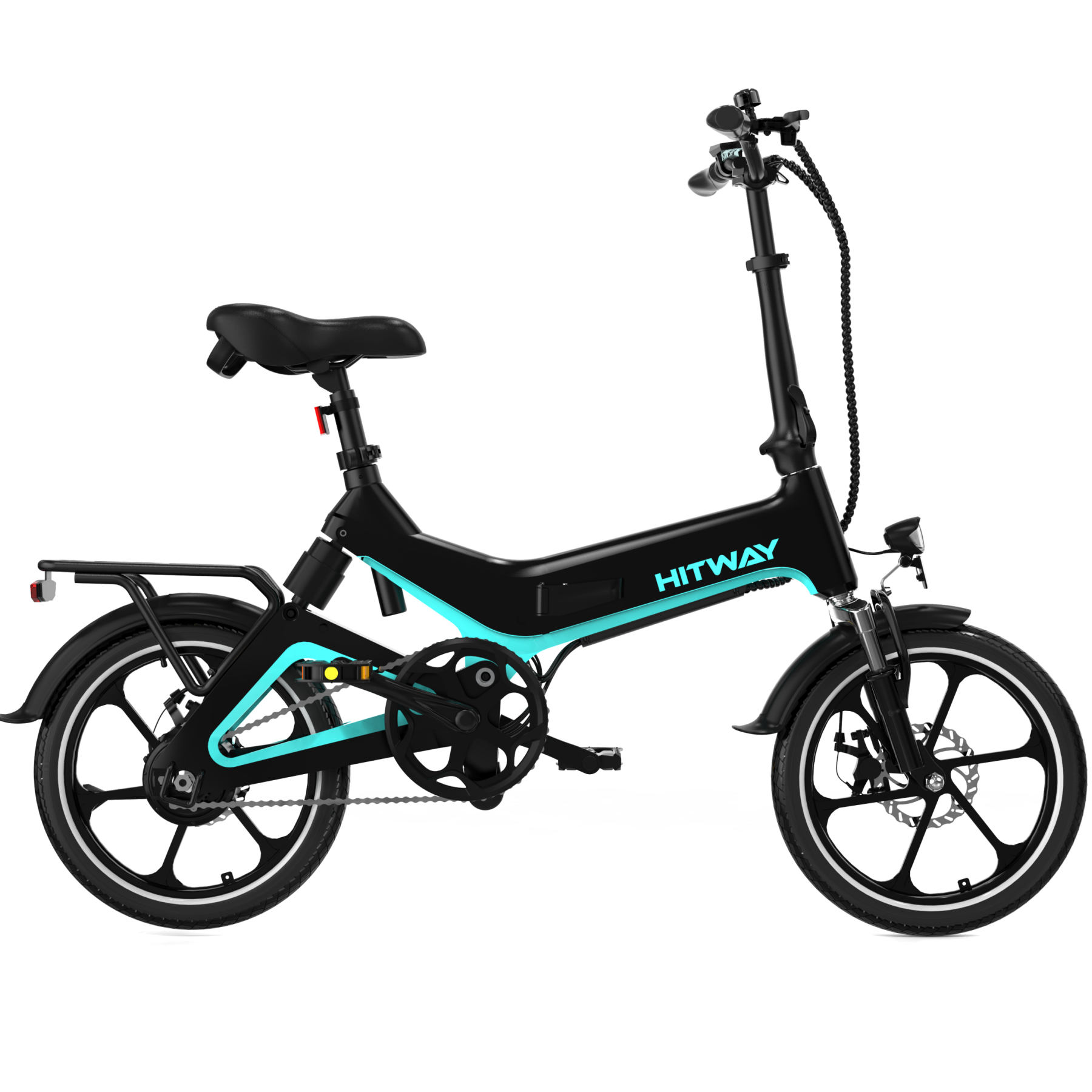 HITWAY BK2 pieghevole Ebike da 16 pollici Mini Ebike per adulti e