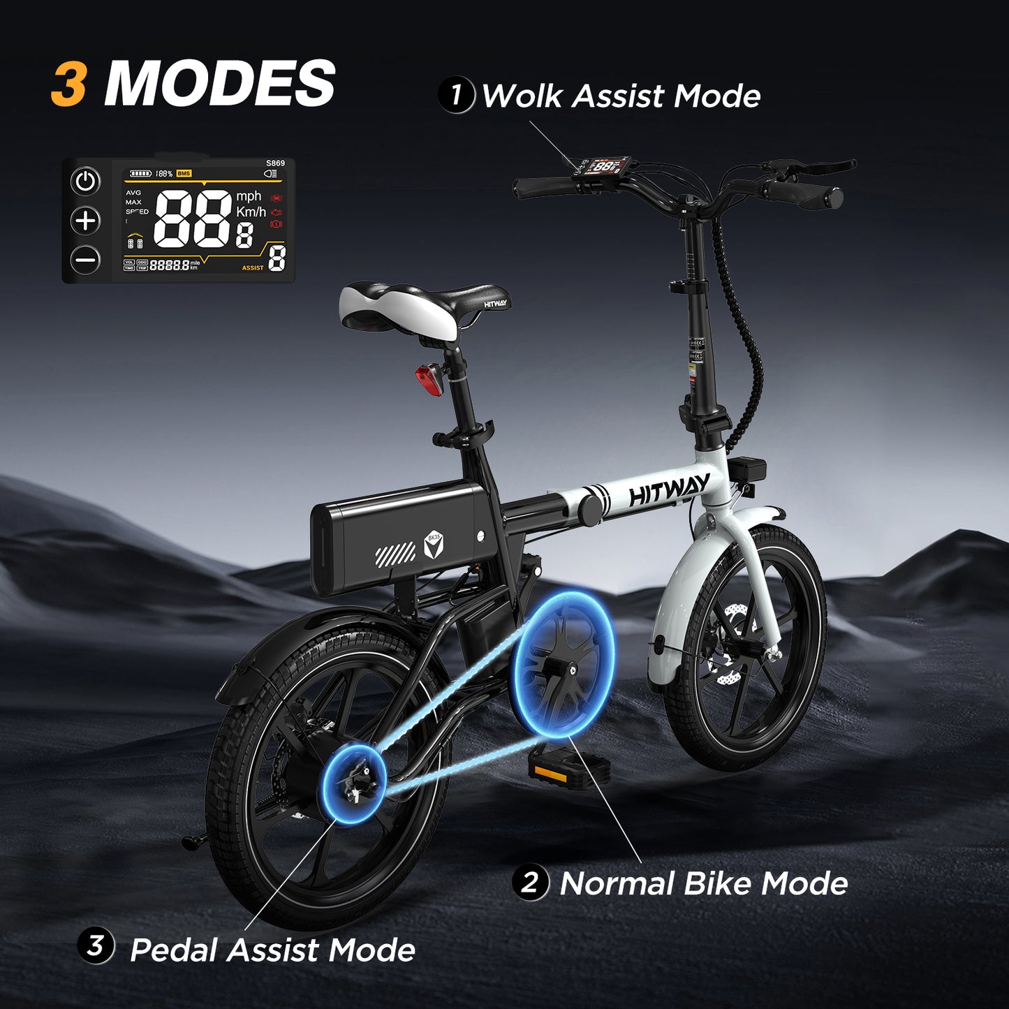 BK35s Falten -Elektrofahrrad