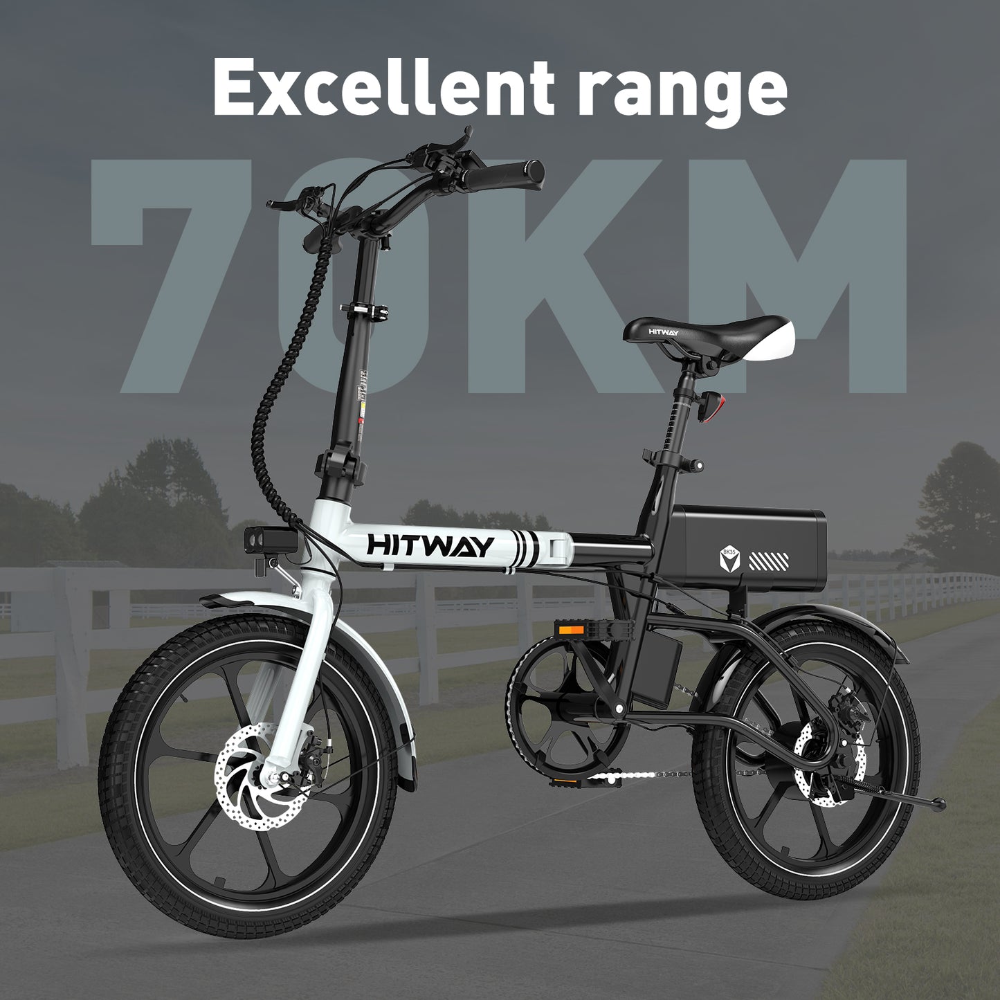 BK35 Składający rower elektryczny