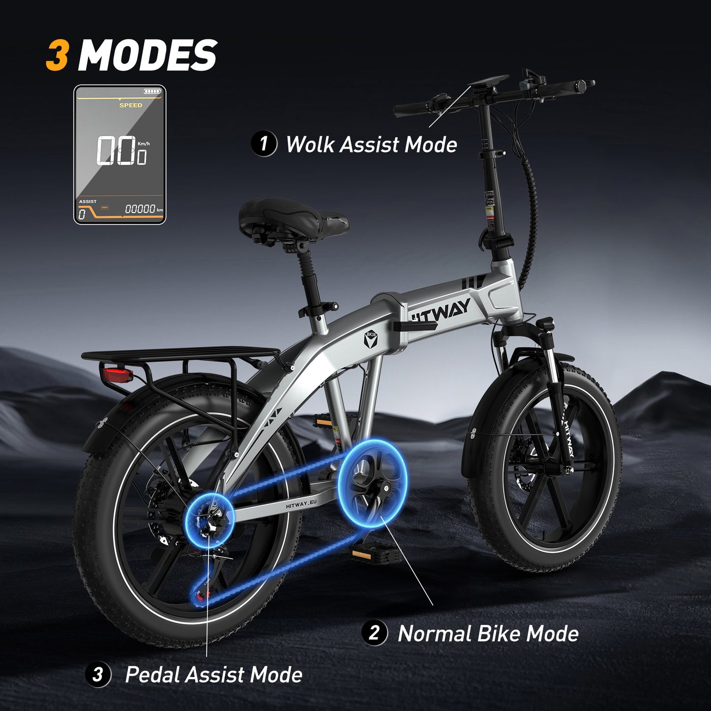 Vélo électrique pliant BK36