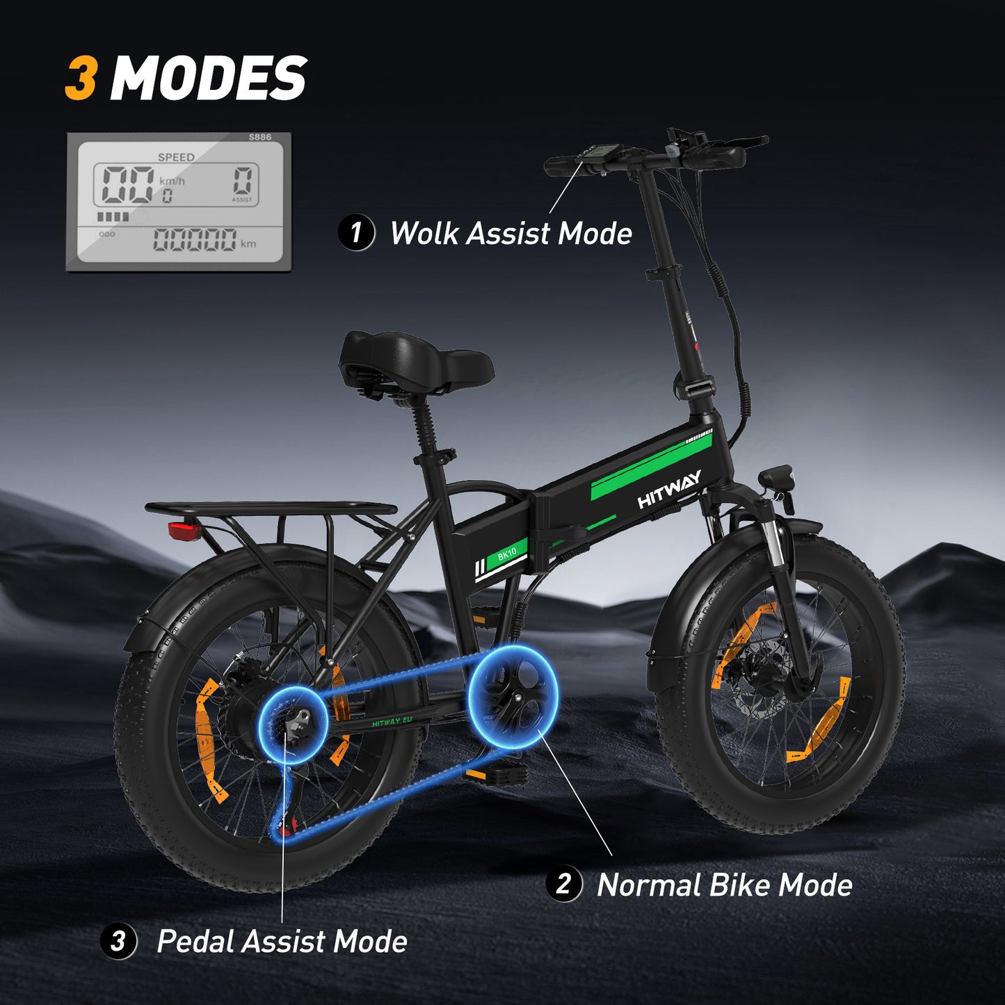 BK10S Folding Electric Bike