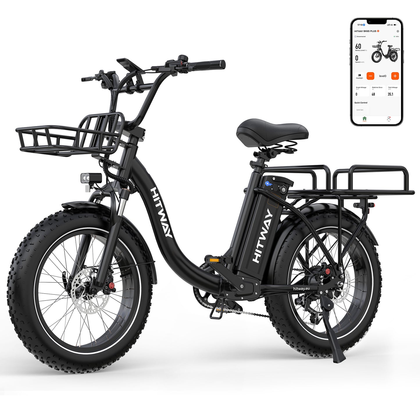 Vélo électrique cargo BK6S Plus