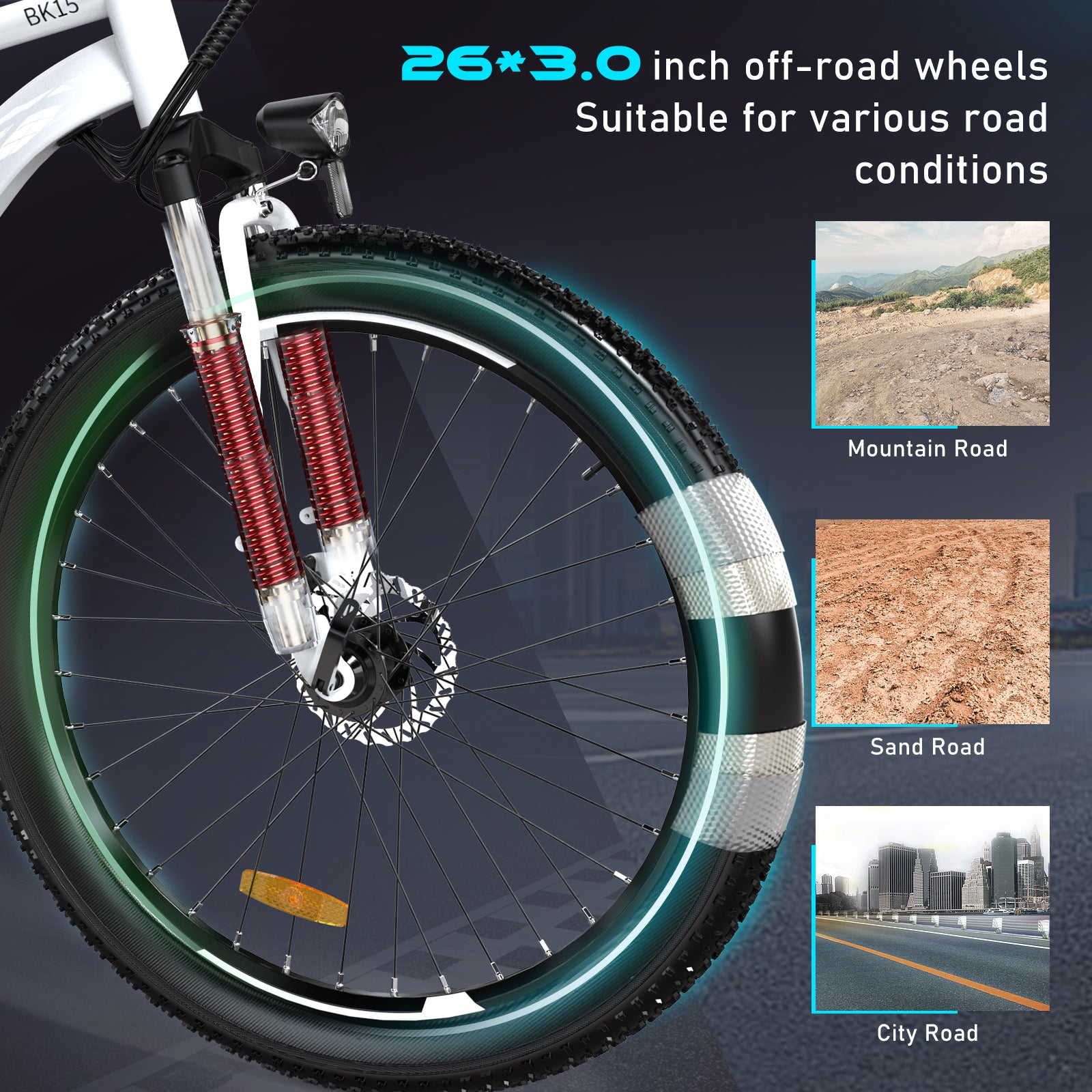 BK15 3.0 Fat Tire Electric Bike