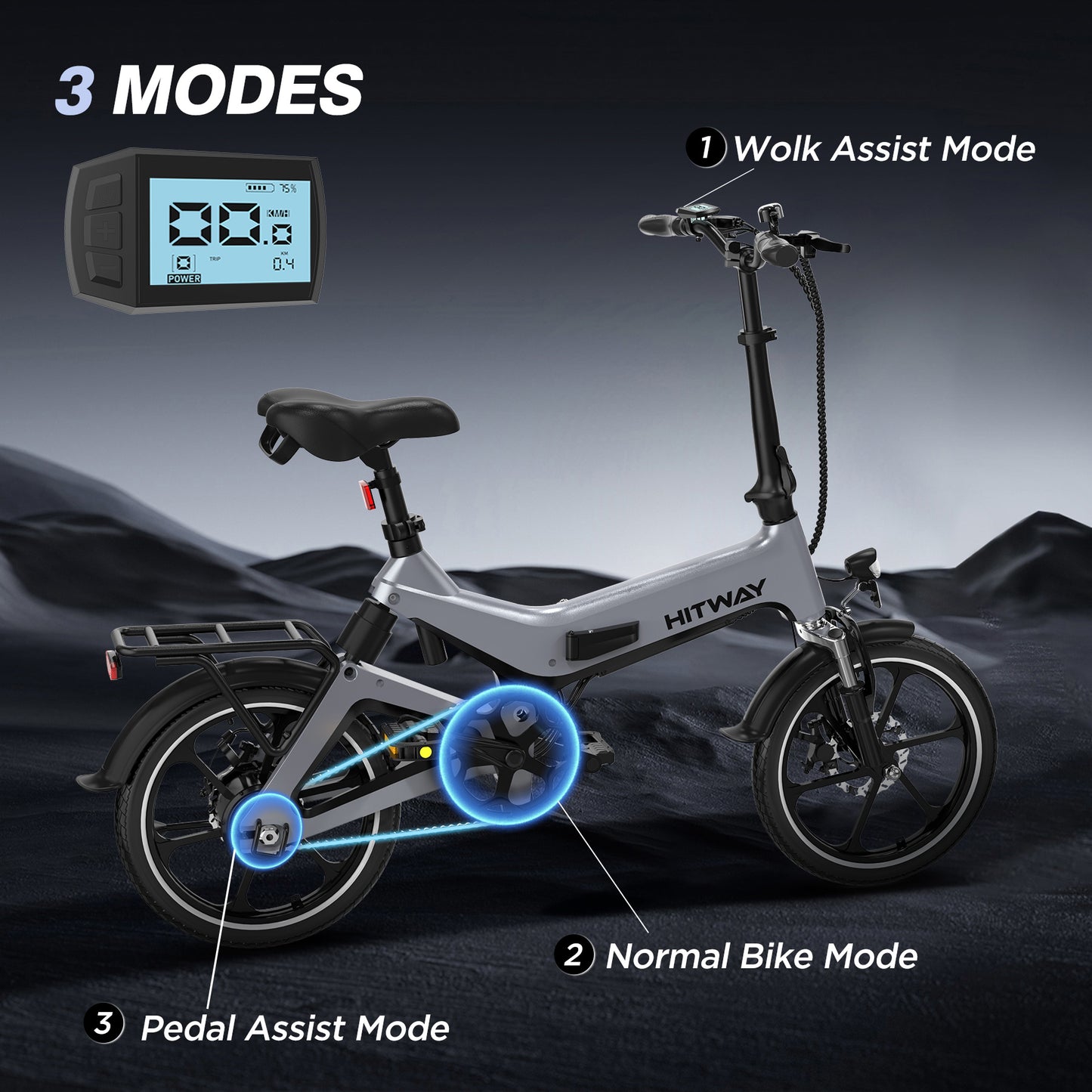 BK2 Folding Electric Bike