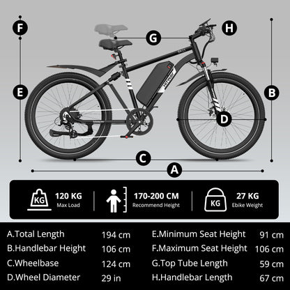 BK15 Plus 29 inch Electric Bike
