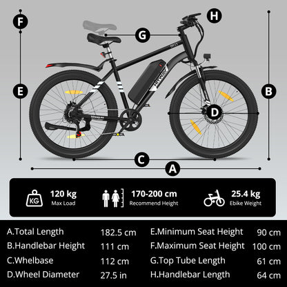 BK15 Pro 27,5 inch Electric Bike