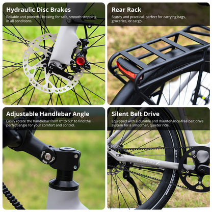 BK18 Pro Belt Drive Electric Bike