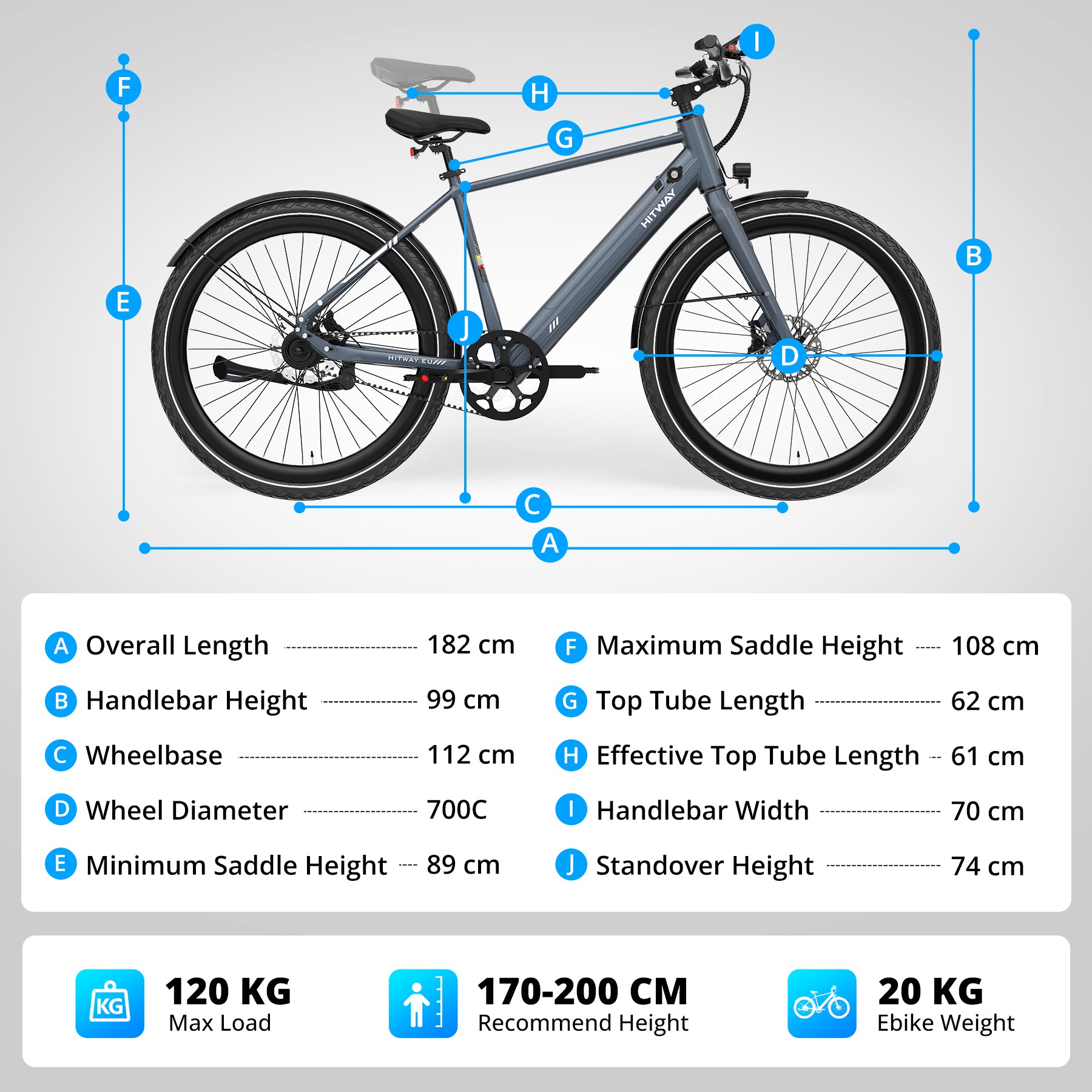 elektrofahrrad bis 170 kg BK19 Pro E-Bike Leises E-Bike mit Riemenantrieb, 80 km Reichweite, StVZO-Sicherheit