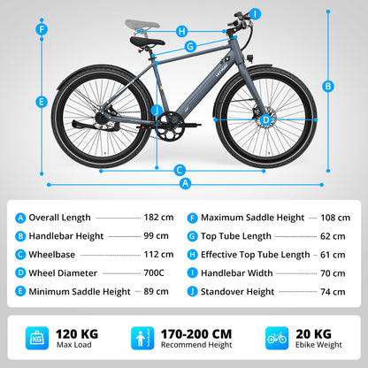 BK19 Pro Belt Drive Electric Bike