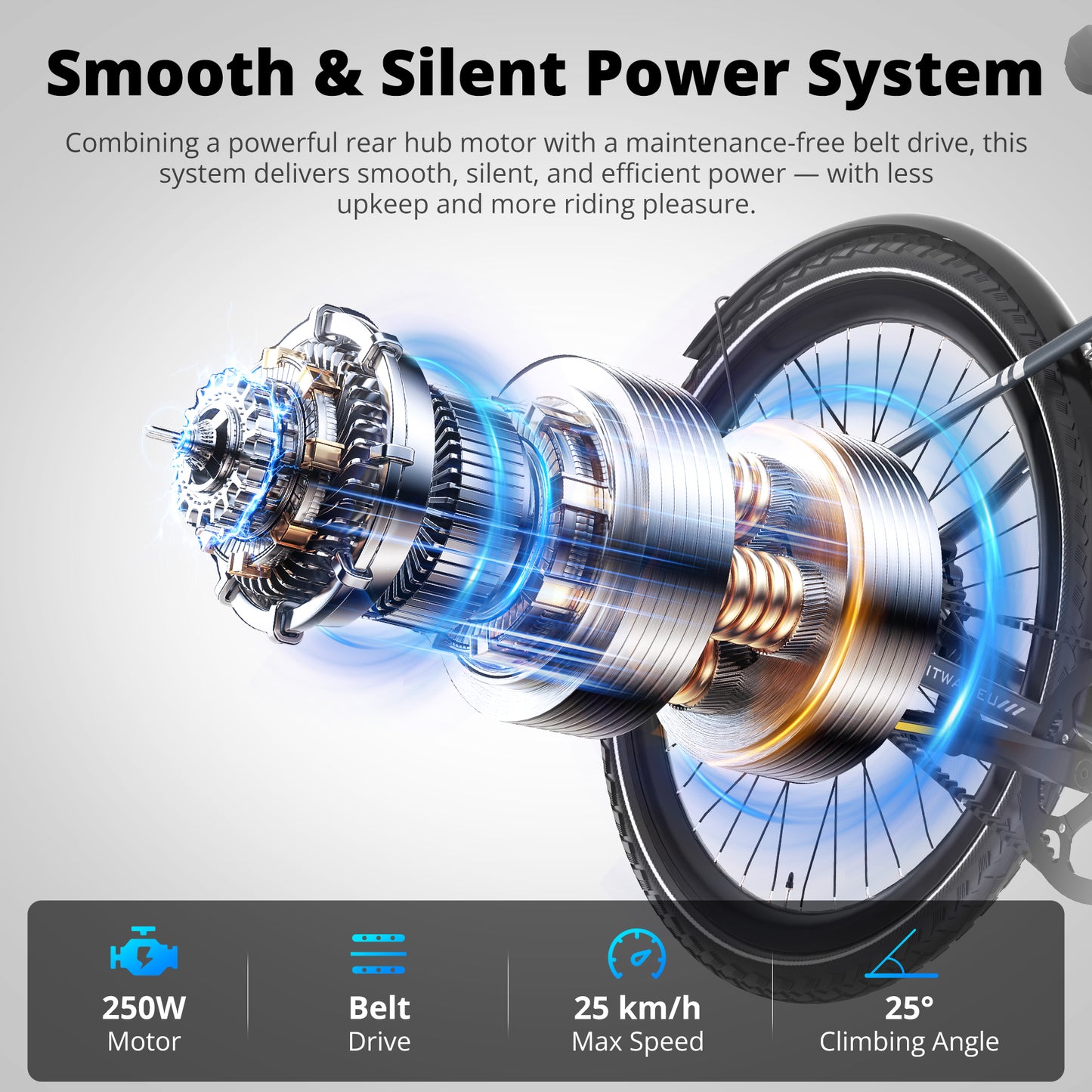 BK19 Pro Belt Drive Electric Bike