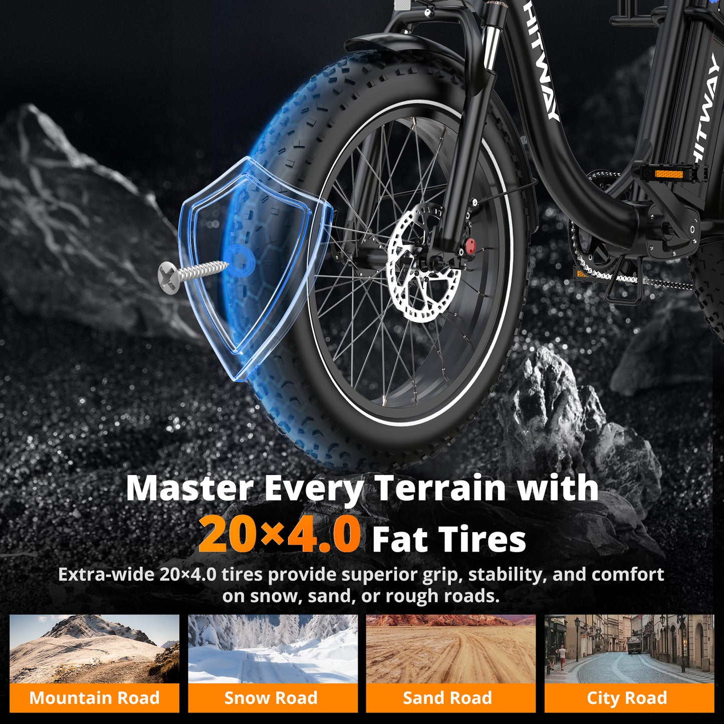 Vélo électrique cargo BK6S Plus