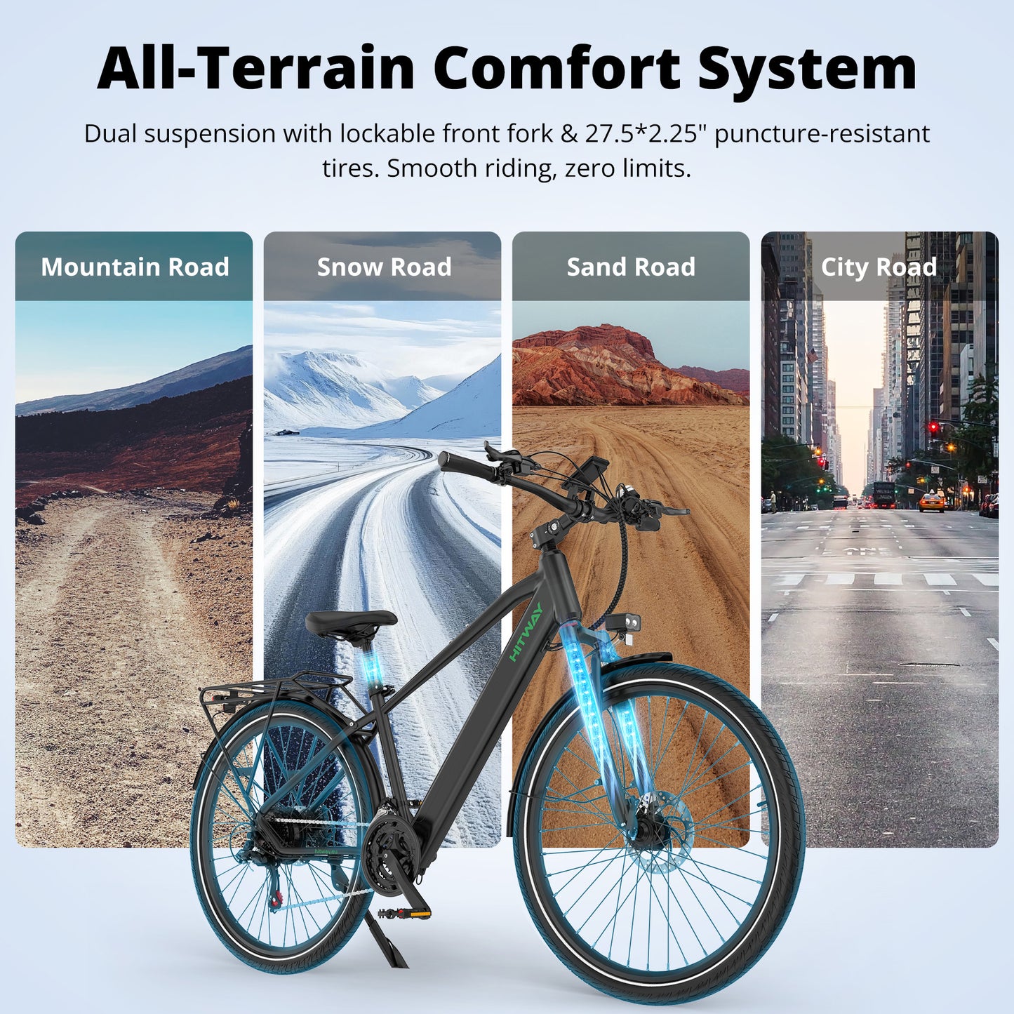 Vélo électrique BK7S Pro 27,5 pouces