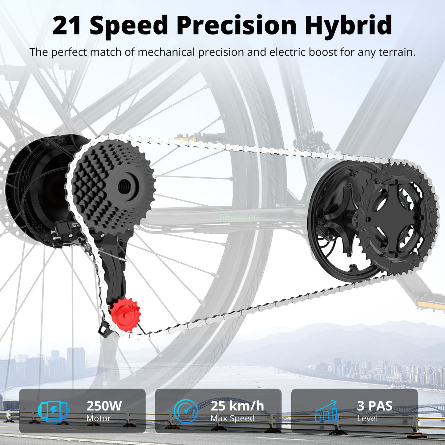 Vélo électrique BK7S Pro 27,5 pouces