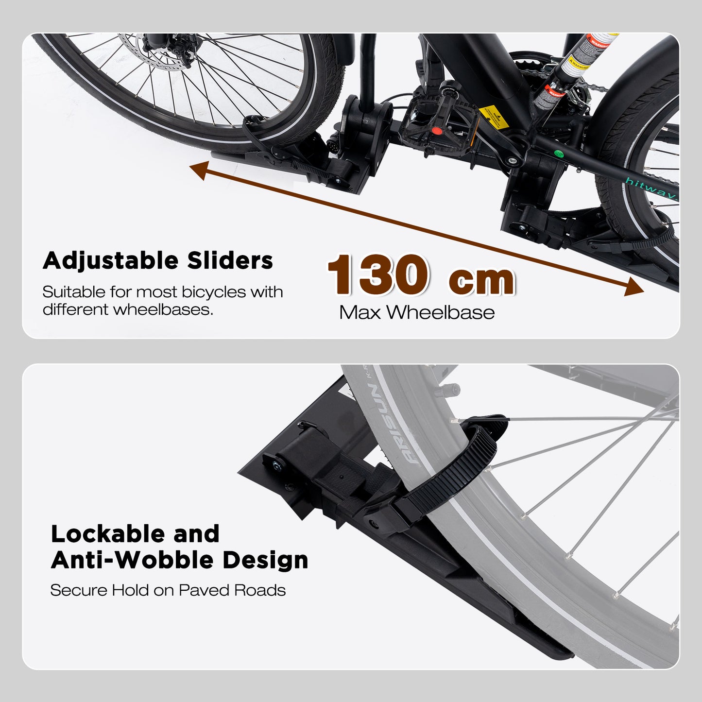 Fietsendrager voor 2 E-bikes