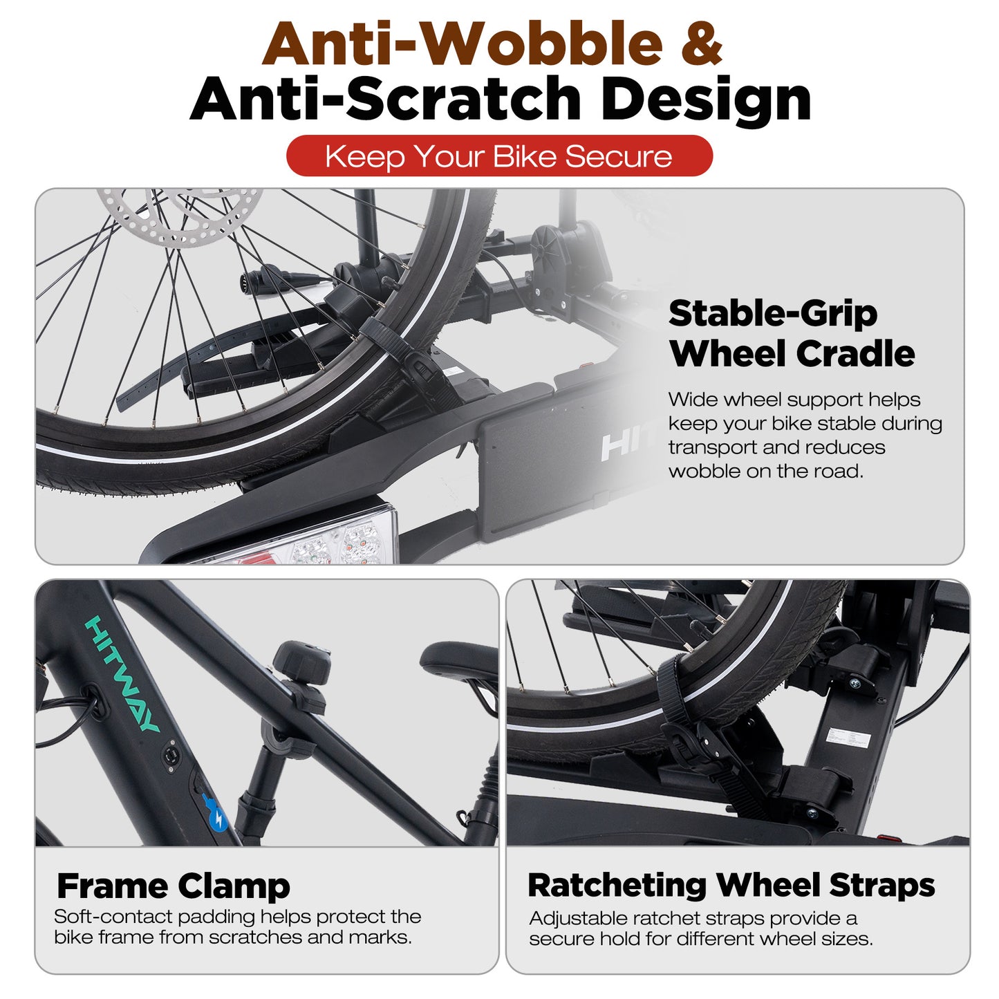 Fietsendrager voor 2 E-bikes