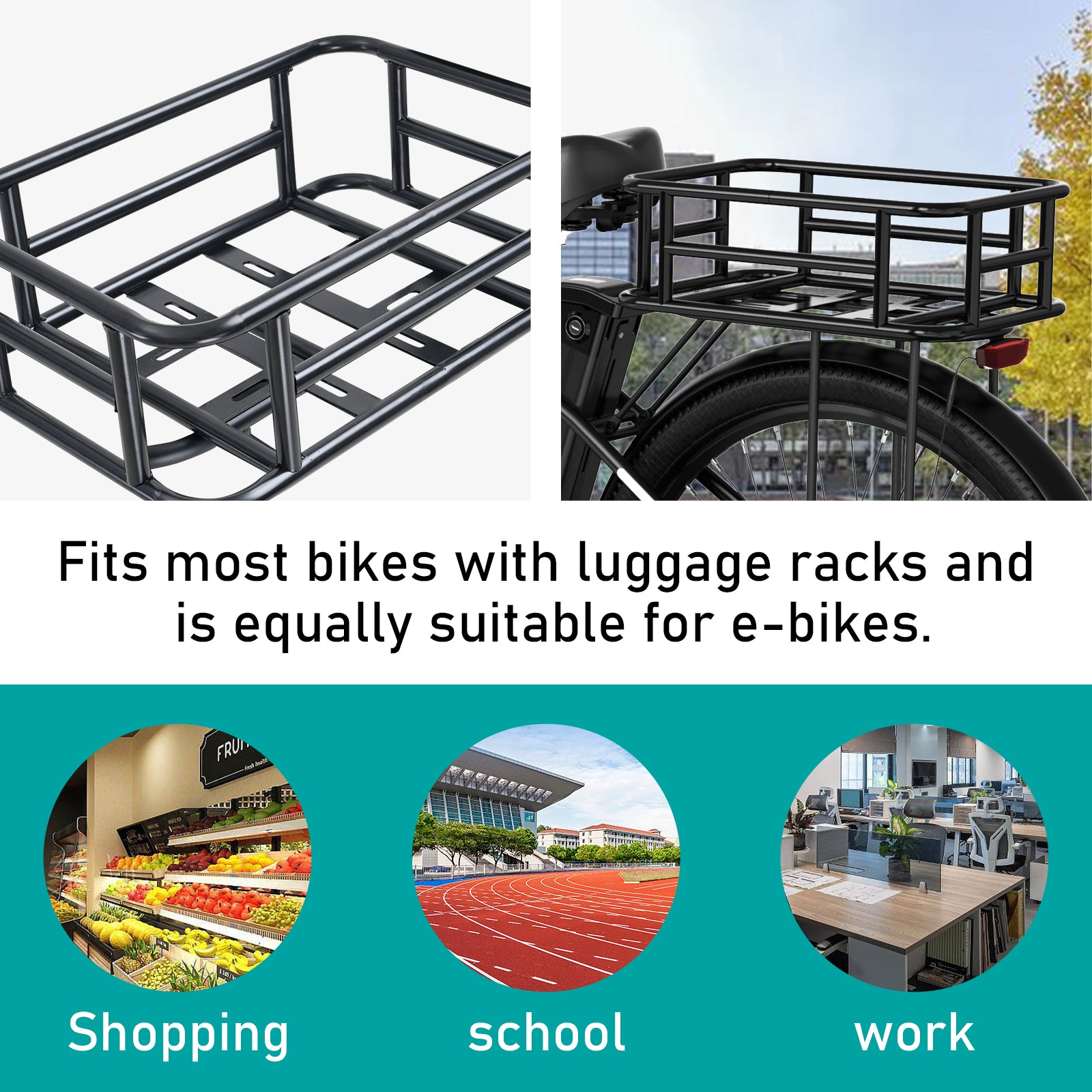 Bicycle Rear Basket