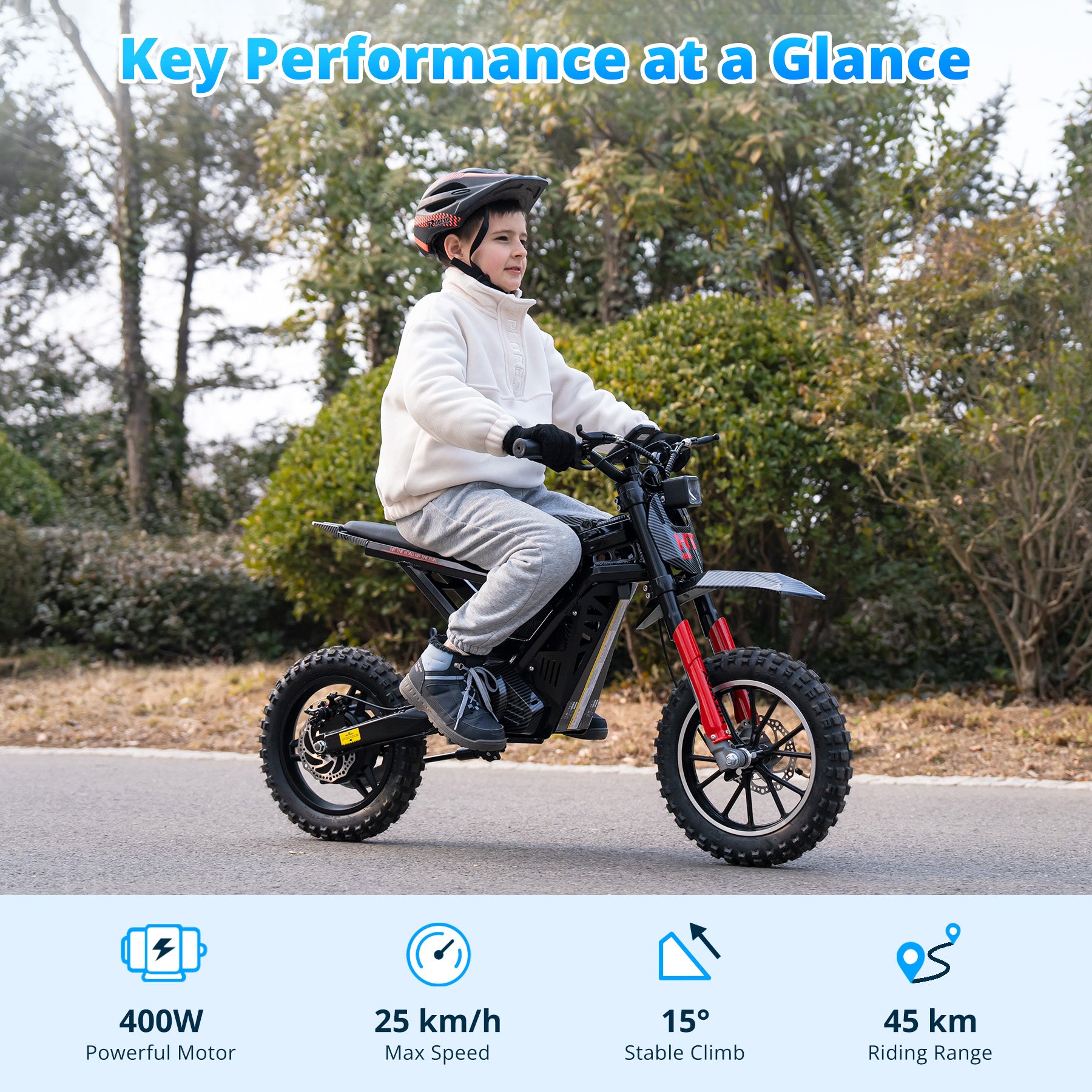 HT100 Elektro-Dirtbike für Kinder