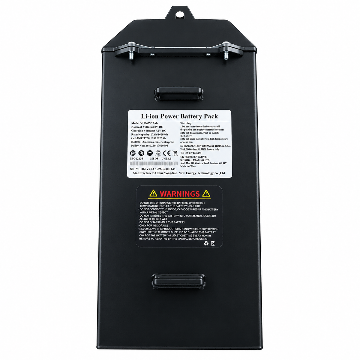 Battery for HT500 60V27AH