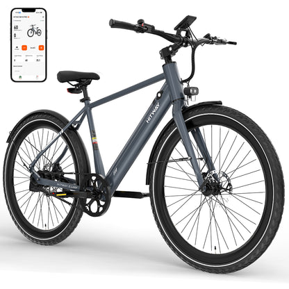 BK19 Pro E-Bike Leises E-Bike mit Riemenantrieb, 80 km Reichweite, StVZO-Sicherheit