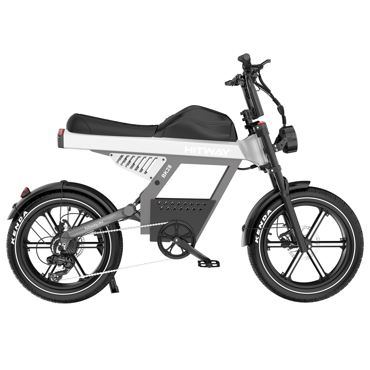 Bicicleta eléctrica con neumáticos gordos BK28