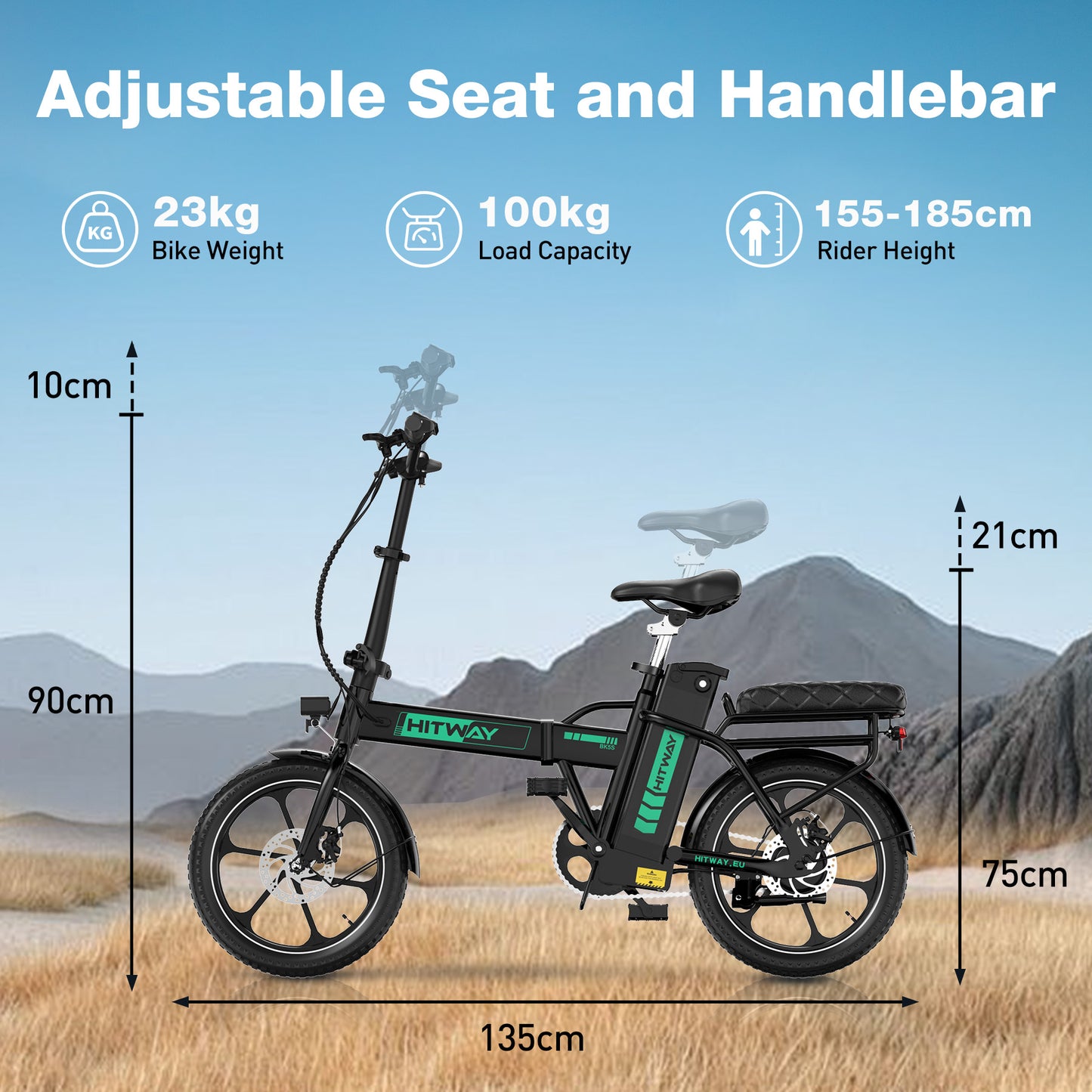 BK5S Opvouwbare elektrische fiets