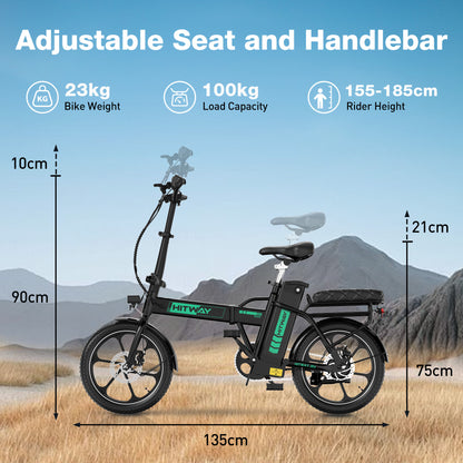BK5S Opvouwbare elektrische fiets