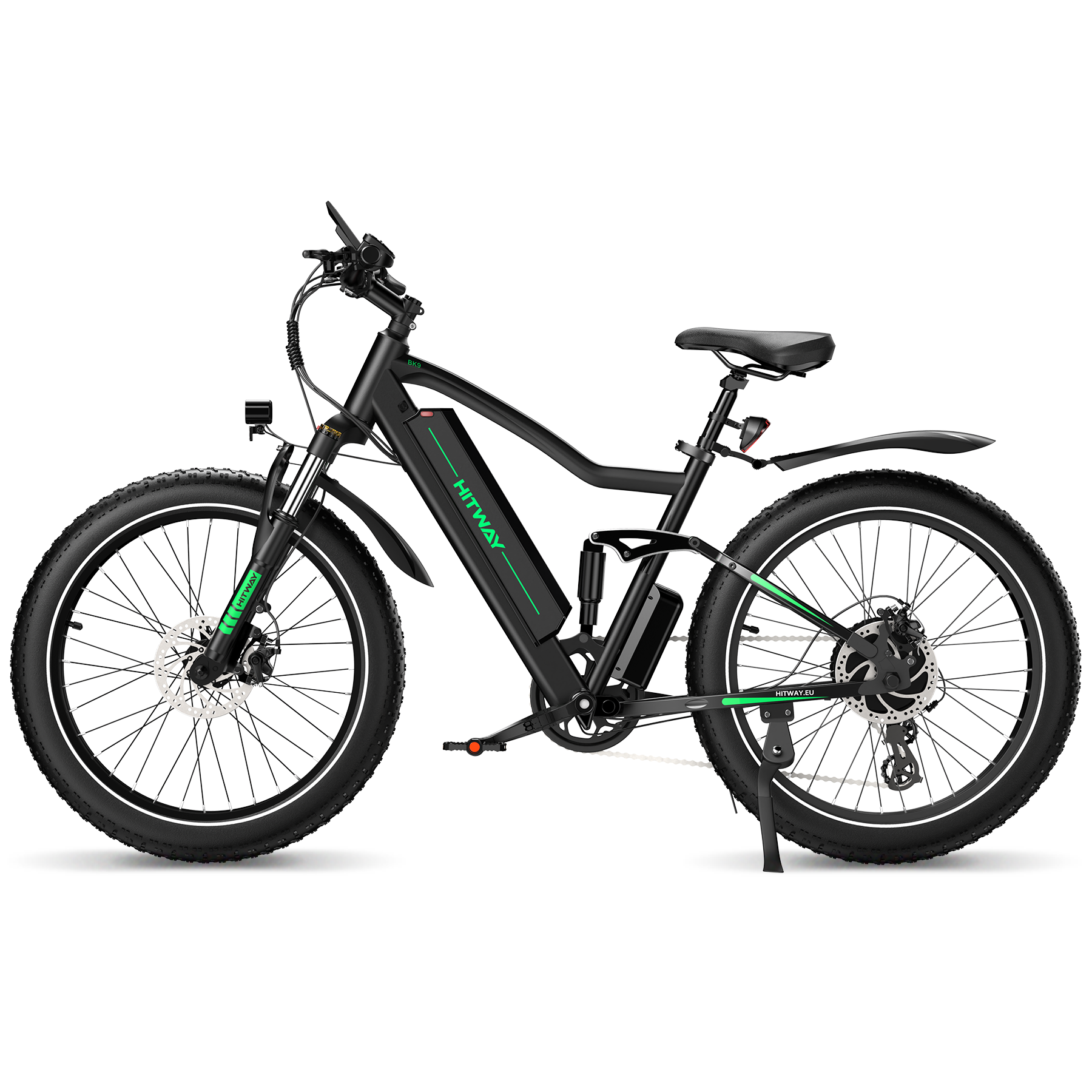 BK9S Electric Bike 70-150 km Mileage 48V 15AH 720Wh HITWAY Ebike