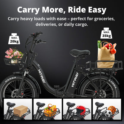 Vélo électrique cargo BK6S Plus