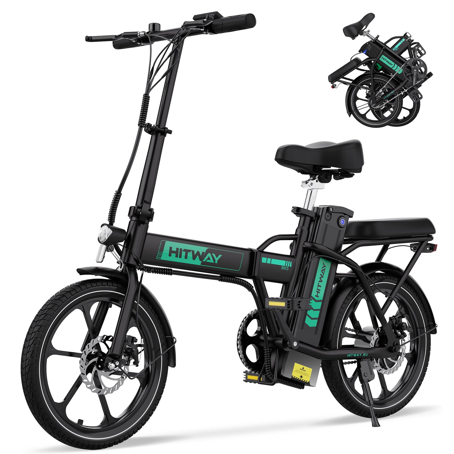 Bici elettrica pieghevole bk5