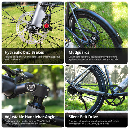 BK19 Pro Belt Drive Electric Bike