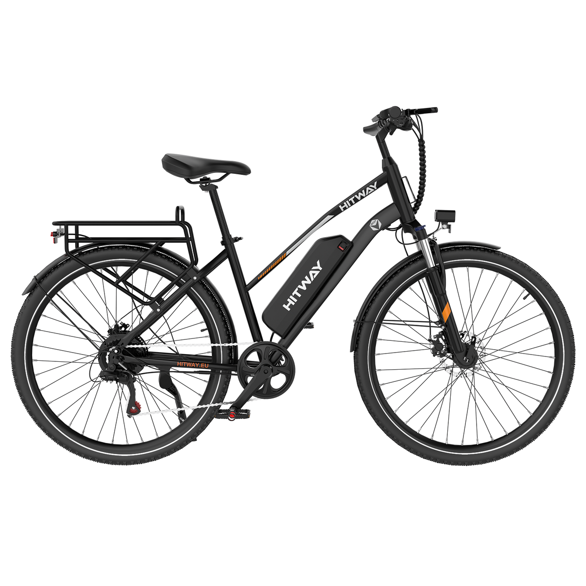 HITWAY Vélo Électrique 27.5 Noir, VAE avec batterie amovible 36V/13AH HITWAY Vélo Électrique 27.5 Noir, VAE avec batterie amovible 36V/13AH