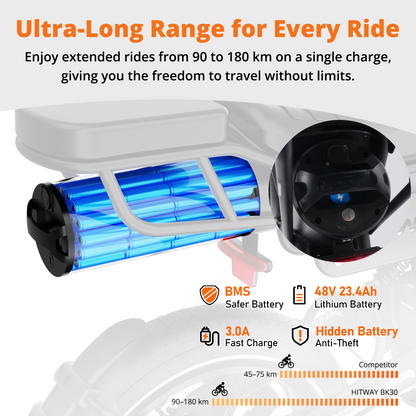 BK30 Fat Tire Elektrofahrrad