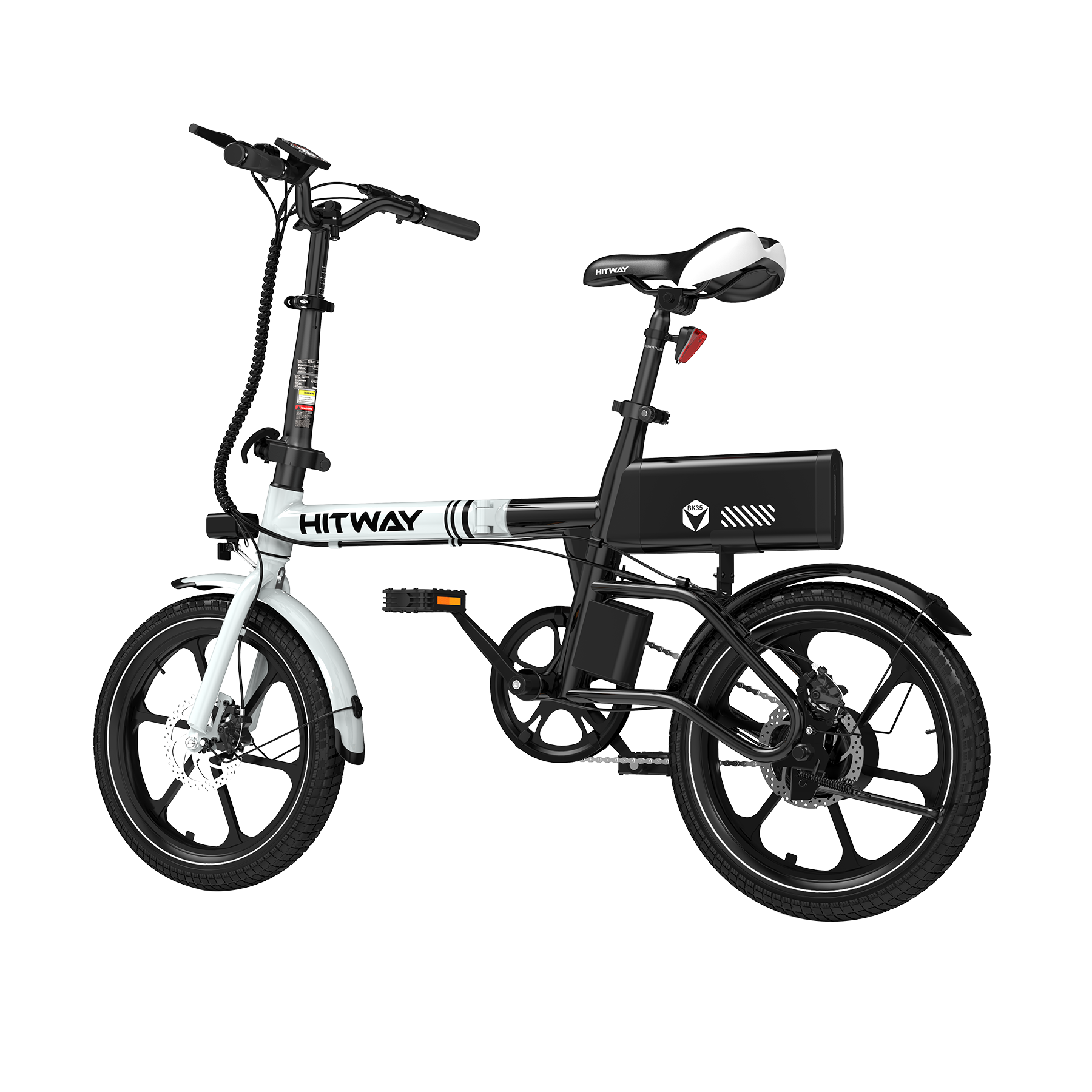 nakto skylark folding electric bicycle BK35S 18kg Lightweight Folding Electric Bike, 35-70km Range, 36V 9Ah Battery – HITWAY EU