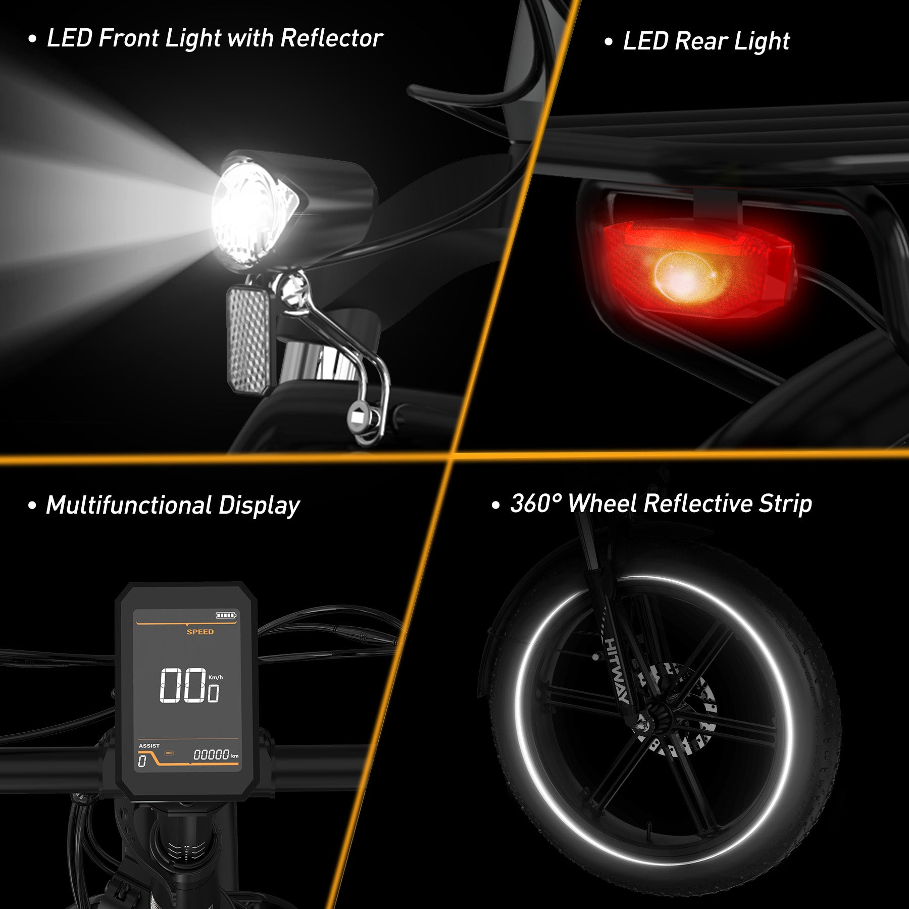 CRIVIT Urban elektrische fiets 3.0 Y riemaandrijving (All Black CRIVIT Urban elektrische fiets 3.0 Y riemaandrijving (All Black