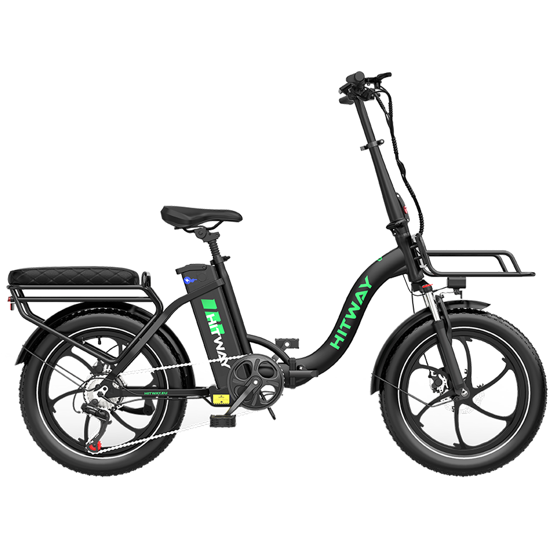 hitway e-bike klapprad ohne gangschaltung BK6S L1 faltbares Elektrofahrrad 36 V 15,6 Ah 70–150 km City-E-Bike