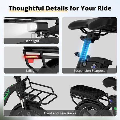 BK6S L1 hopfällbar elcykel