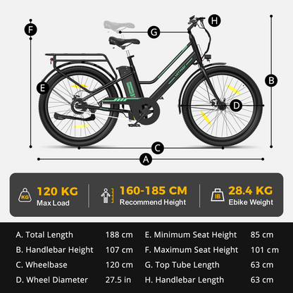 BK8SL 27.5 inch Electric Bike