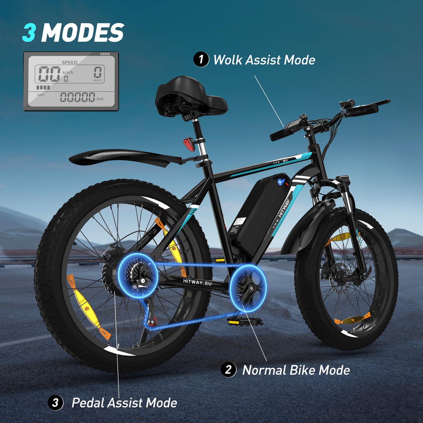 Bk15 4.0 Fat Tire Electric Bike